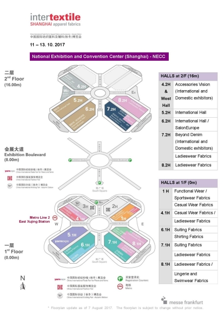 Exhibition floor plan