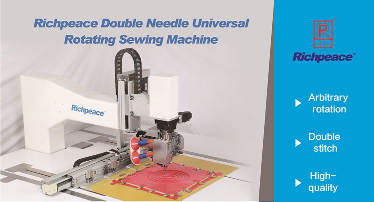 Richpeace Automatic Double-needle Universal Rotating Sewing Machine