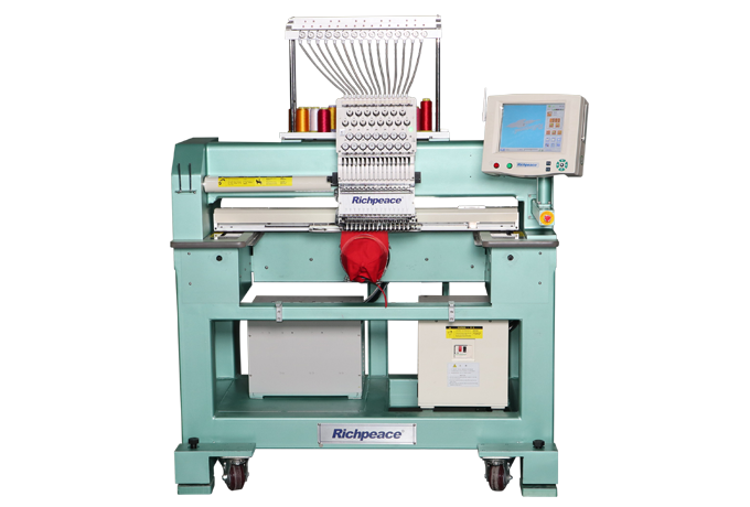 Richpeace single head embroidered garment embroidery machine