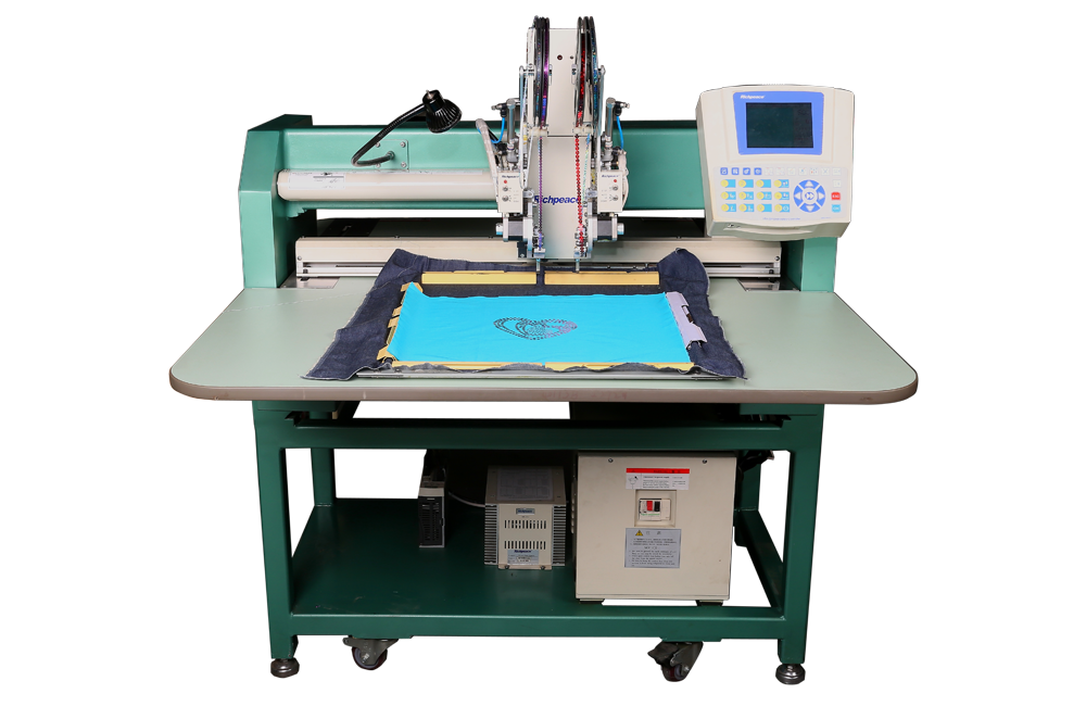Richpeace Computerized Mixed Rhinestone Embroidery Machine_Rhinestone