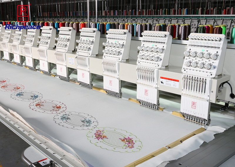 Large Scale Flat Embroidery Machine