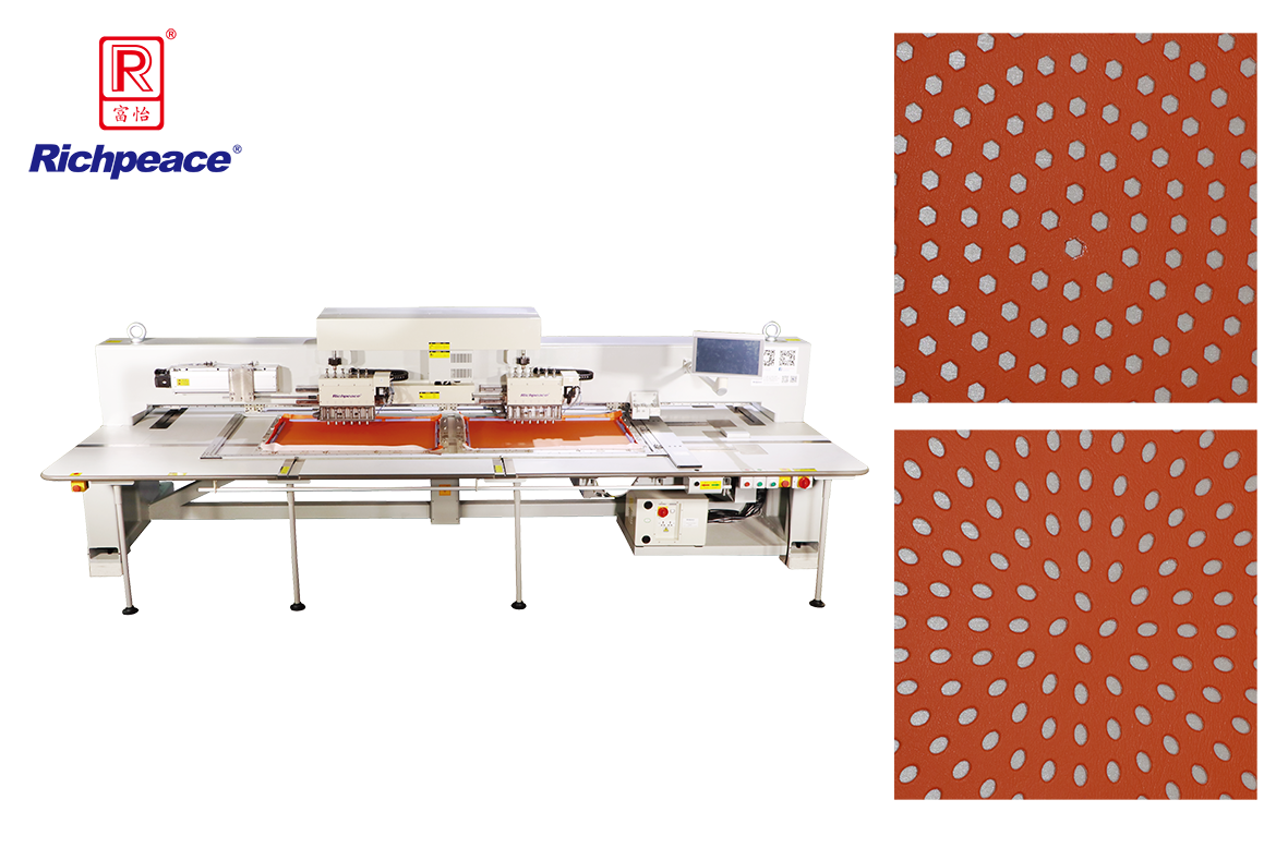 Richpeace Automatic Multihead Rotating  Perforation (special-hole) Machine