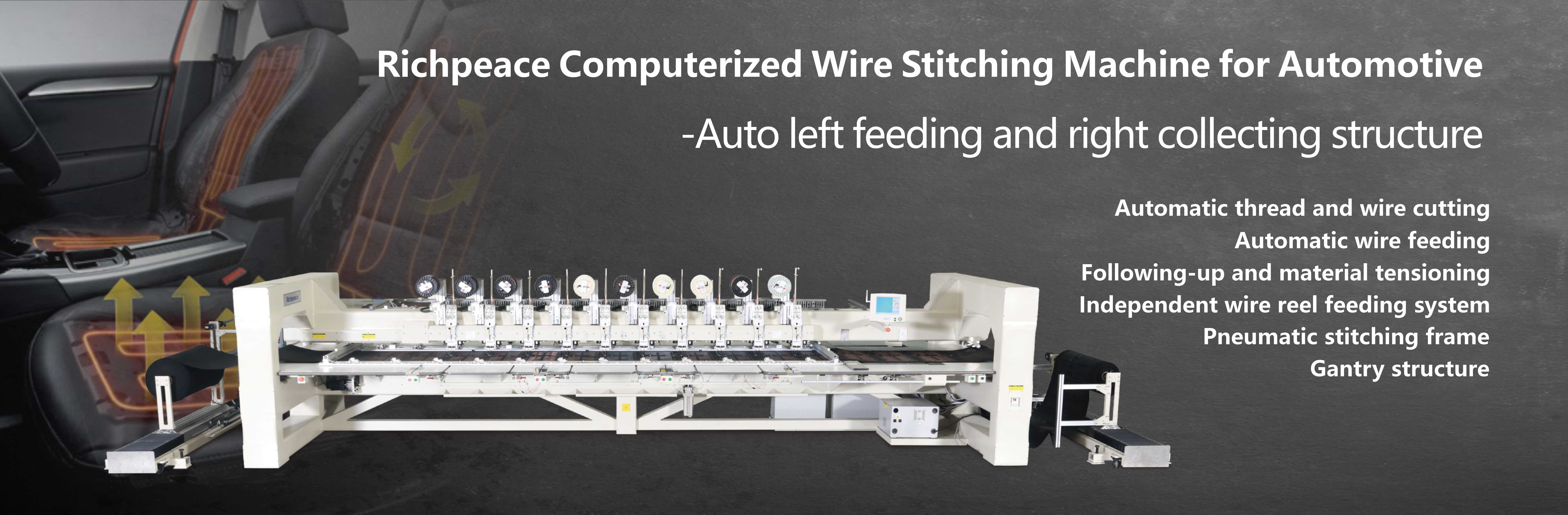 Automatic Transverse Feeding Wire Stitching Machine