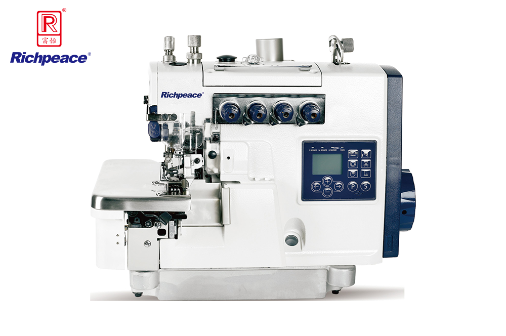 Super high speed computer heavy material differential overlock sewing machine