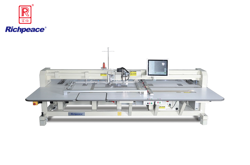 Sewing Machine with Cutting Station