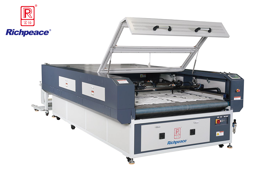 Richpeace Double Crossbeam Asynchronous Automatic Feeding Laser Engraving and Cutting Machine