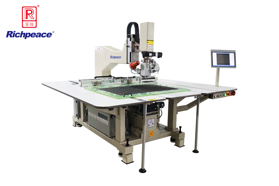 Richpeace Automatic Arbitrary Rotary Single Needle Leather Sewing Machine (Horizontal hook）