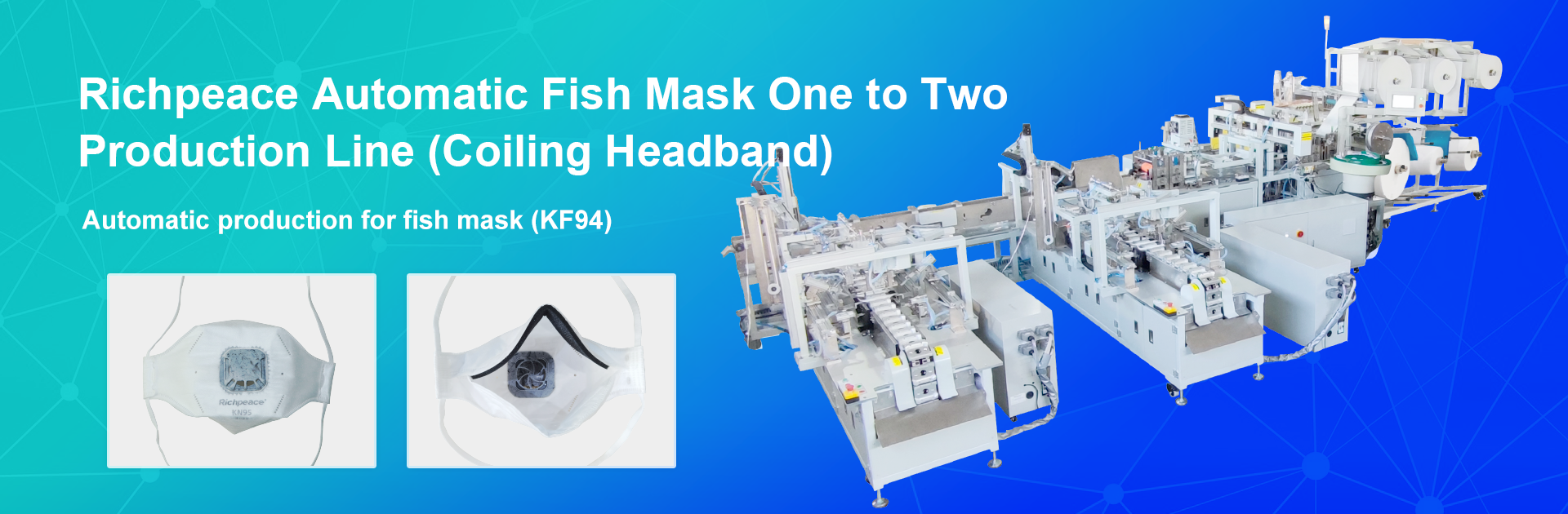 Fish Mask One to Two Production Line (Coiling Headband)