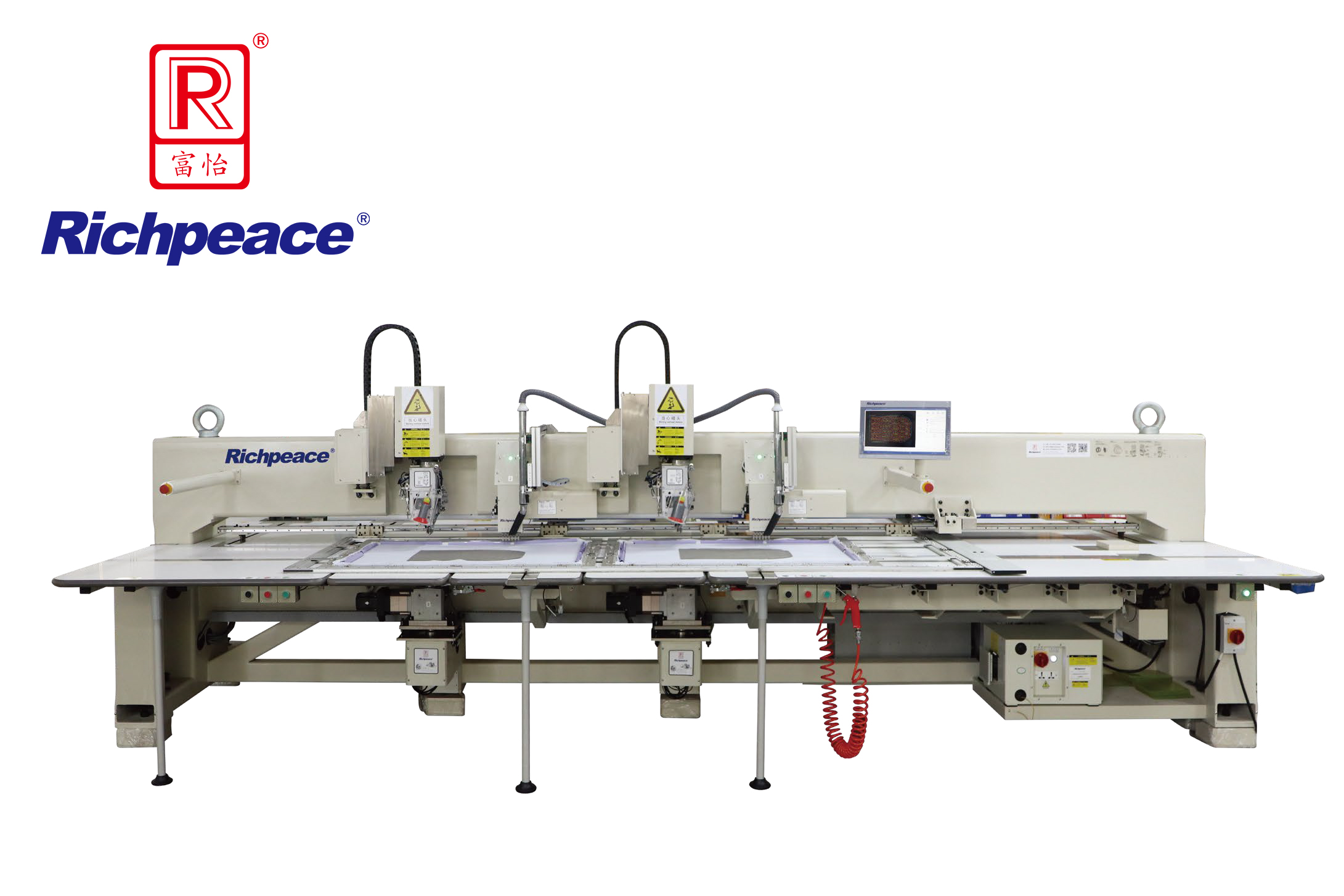 Richpeace Automatic Perforation and Sewing Machine (Multi-puncher + rotary sewing)