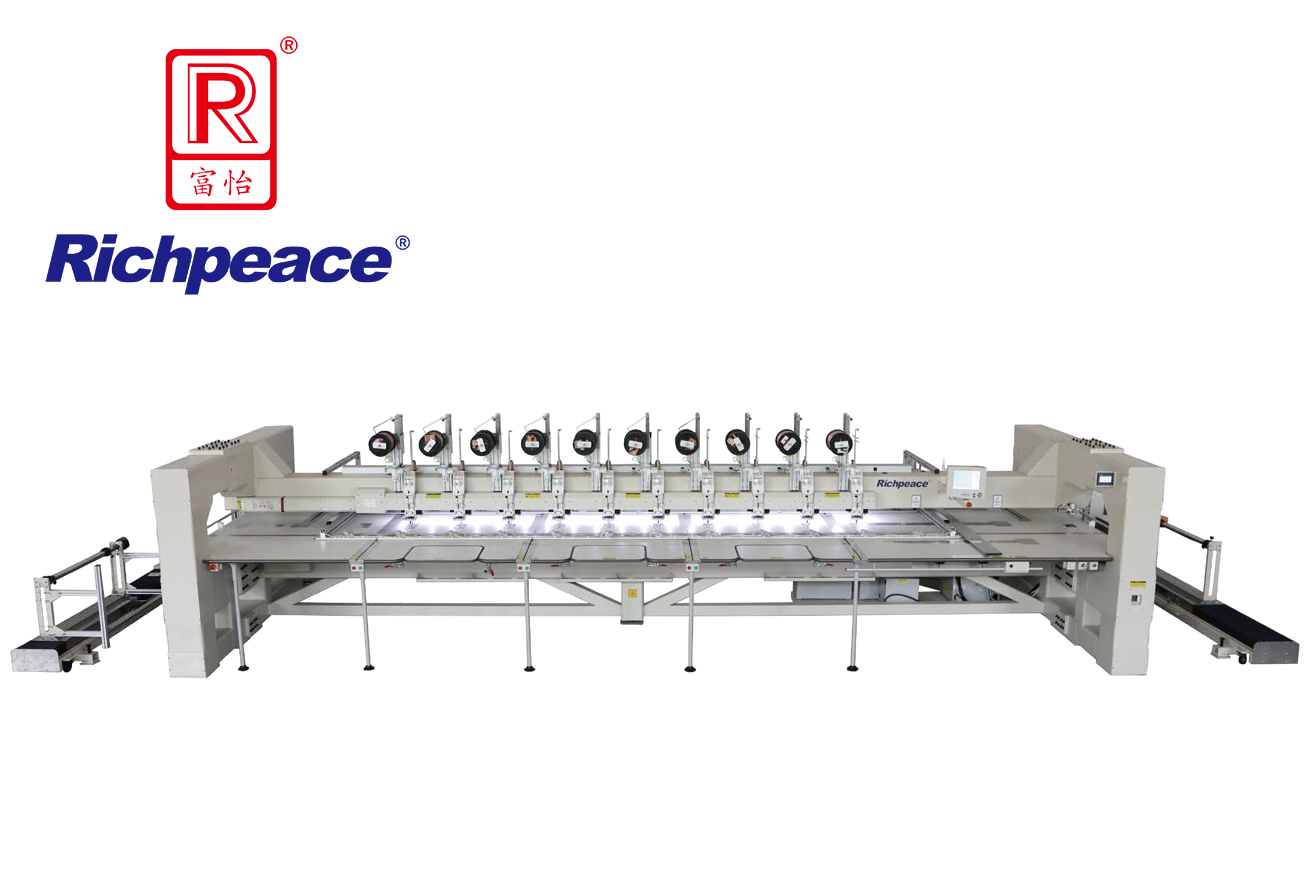 Richpeace Computerized Wire StitchingMachine for Automotive (auto leftfeeding and right collecting structure)