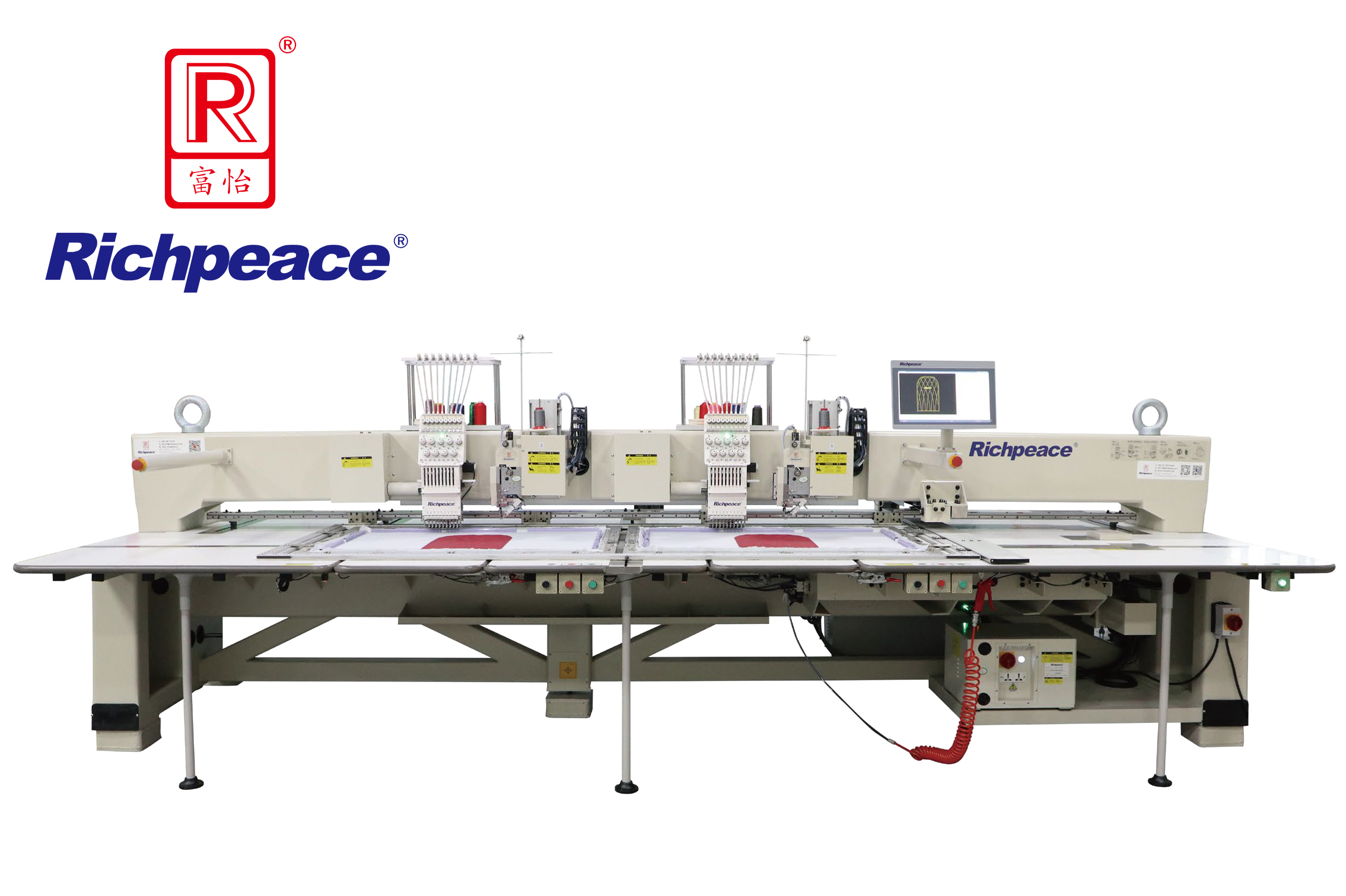 Richpeace Automatic Sewing+Embroidery Machine(9-color embroidery + Sewing)