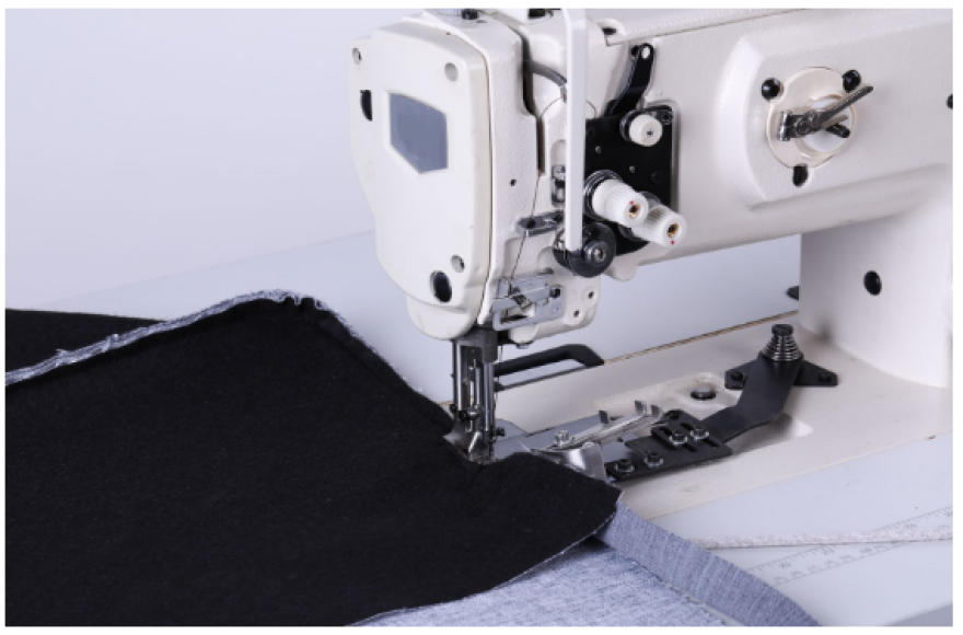 Single needle compound feed sewing machine