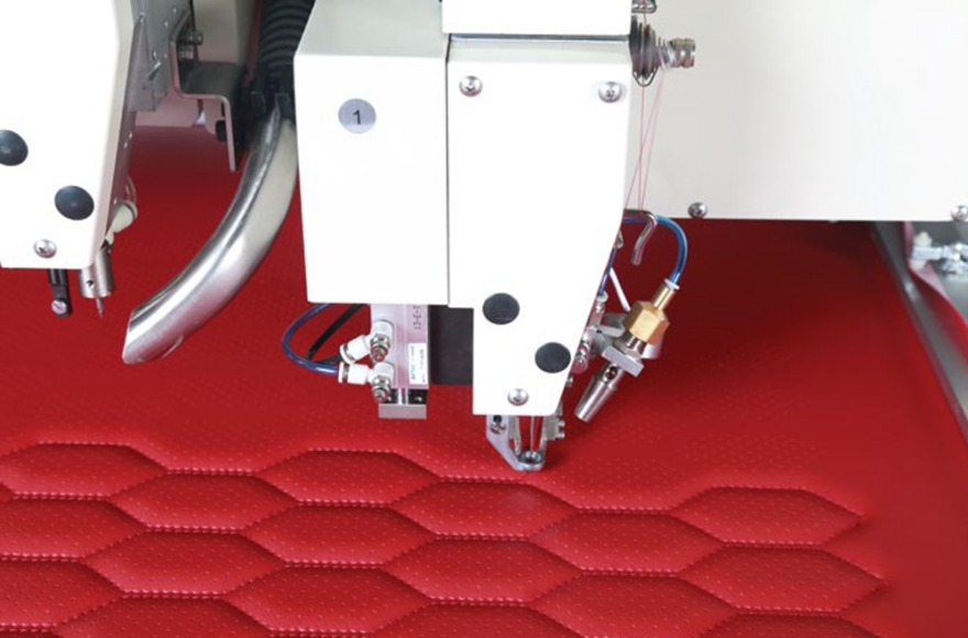Multi-head Single needle Perforation and Sewing Machine