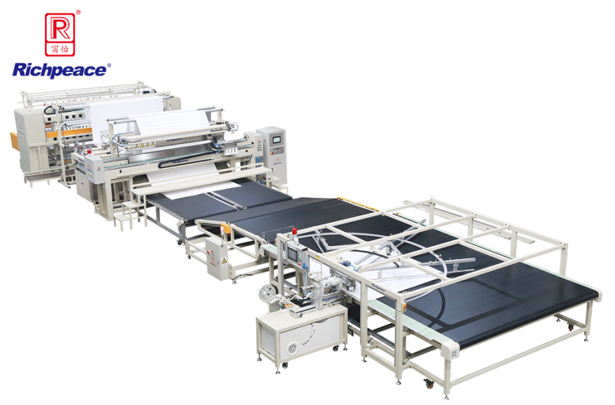 Richpeace Automatic Multi-needle Quilting and Edge Binding Production Line
