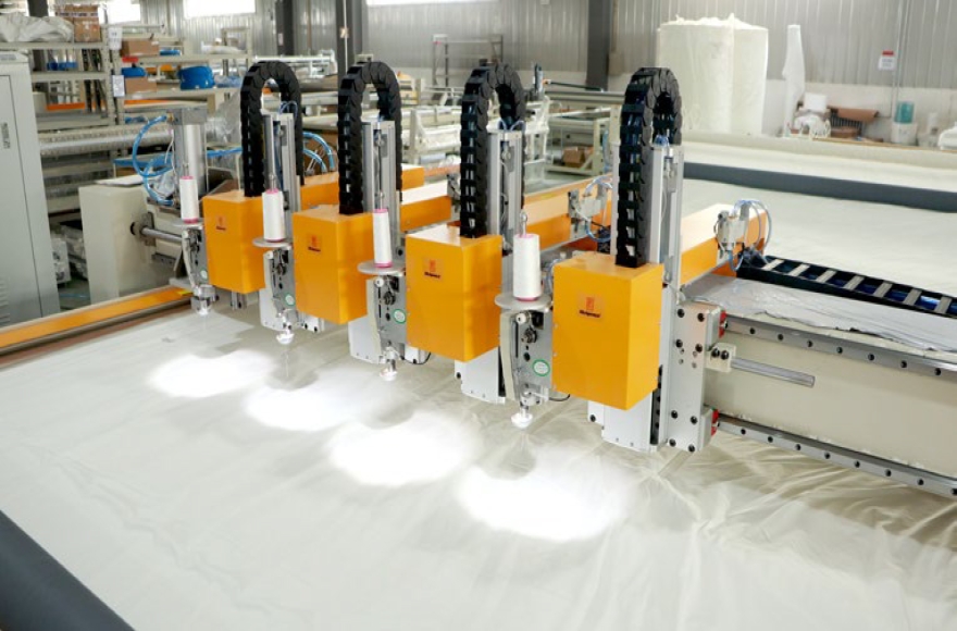 Quilting and Cutting Production Line for Mattress Protector