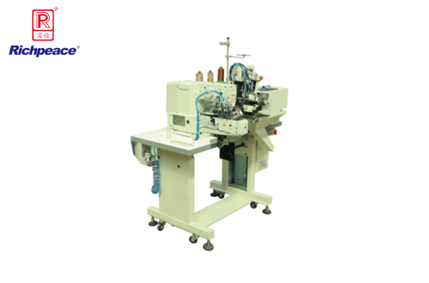 Double Needle Belt-loop Attaching Machine