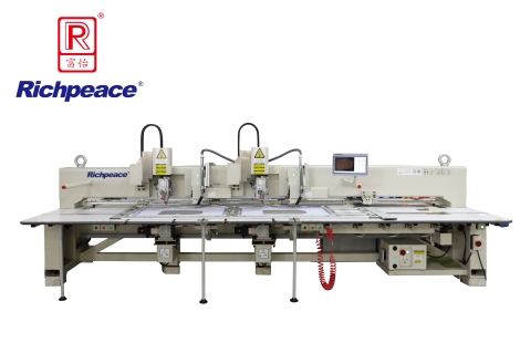 Richpeace Automatic Perforation and Sewing Machine (Multi-puncher + rotary sewing)