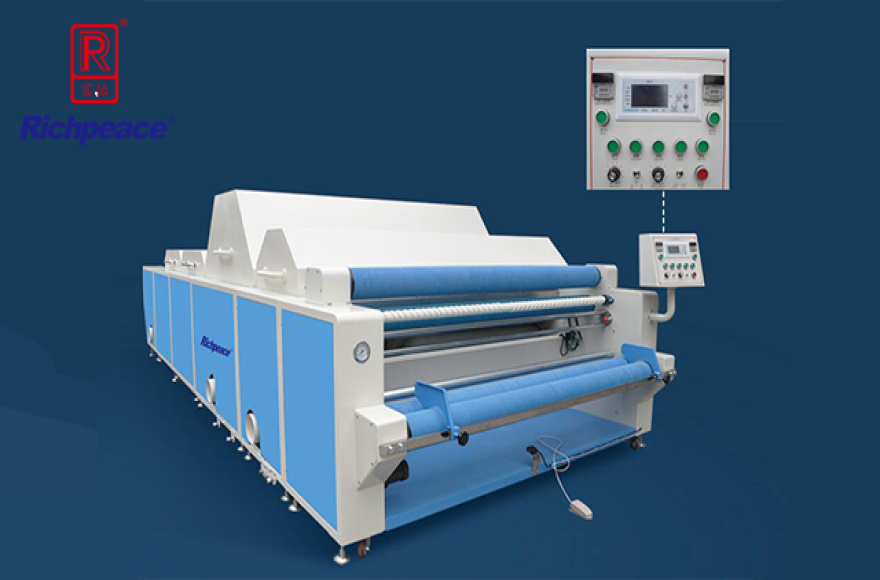 Fabric shrinking and forming Machine