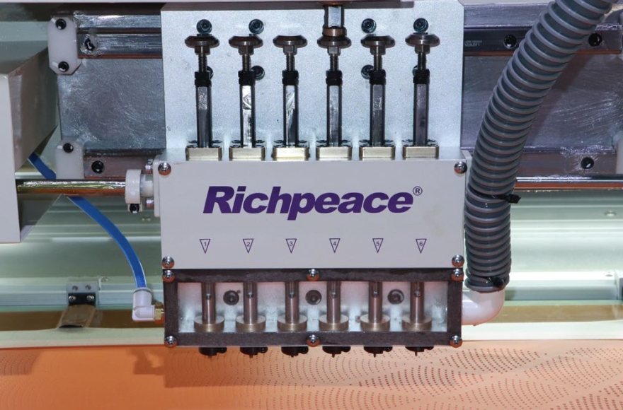 Richpeace Automatic Multi-head Perforation MachineWith Heavy Mechanical Design (6-size fixed head)