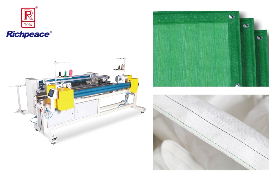 Richpeace Continuous Feeding BothSided Folded Seam Sewing Machine