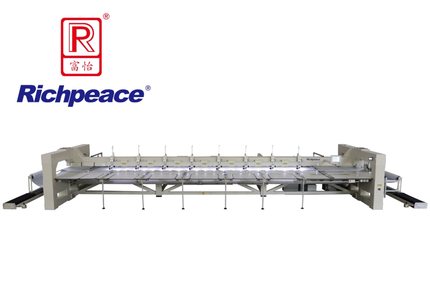 Richpeace Computerized Wire StitchingMachine for Automotive (auto leftfeeding and right collecting structure)