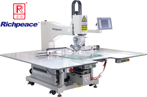 Richpeace Automatic Arbitrary Rotary Single Needle Leather Sewing Machine (Horizontal hook)