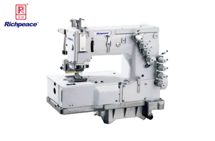 4-needle Flat-bed Double Ahain Stitch Sewing Machine