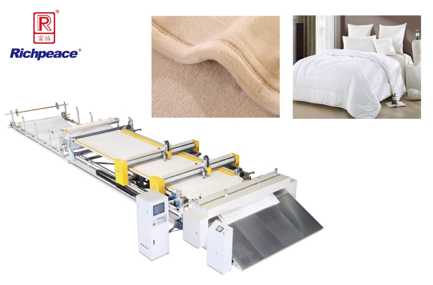 Continuous Feeding Double Saddles Quilting Machine