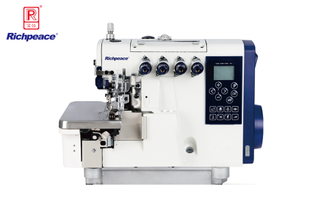 Super high speed step computer overlock sewing machine