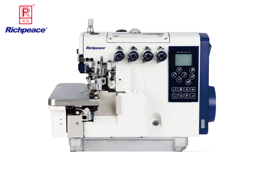 Super high speed step computer overlock sewing machine