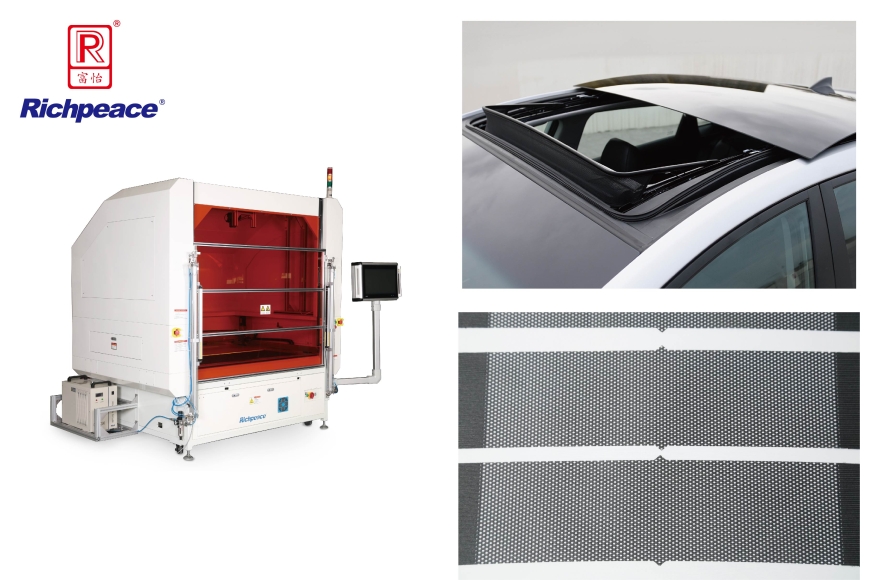 Richpeace Special Laser Cutting Machinefor Automotive Sunroof Windshield