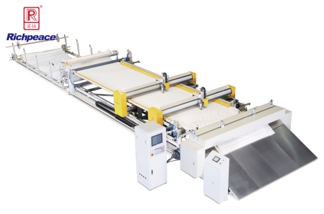 Continuous Feeding Double Saddles Quilting Machine