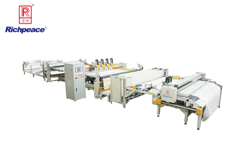 Quilting and Cutting Production Line for Mattress Protector