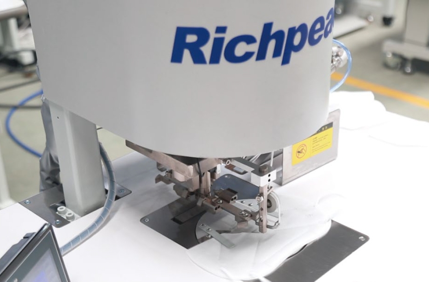 Richpeace Semi-auto Folded Mask Ear-loop Welding Machine