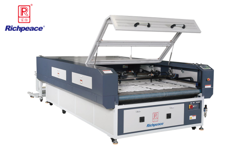 Double Beams Asynchronous Feeding Laser Engraving and Cutting Machine