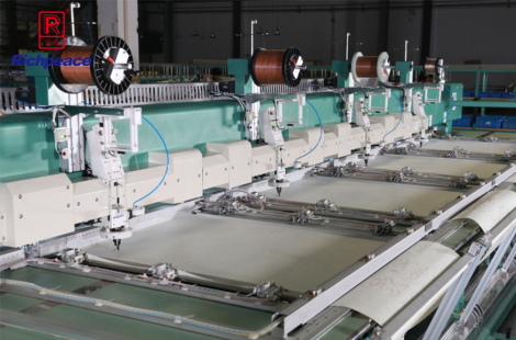 Automatic Longitudinal Feeding Wire Stitching Machine-4 Heads
