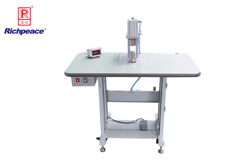 Richpeace Manual Installation Machine for Breathing Valve of Medical Mask  (mechanical version)