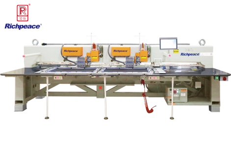 Richpeace Automatic Perforation and Sewing Machine（6-punching-knife + Single-needle- sewing）