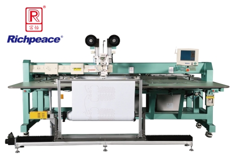 Richpeace Computerized Wire StitchingMachine for Automotive (auto backfeeding and front collecting structure)