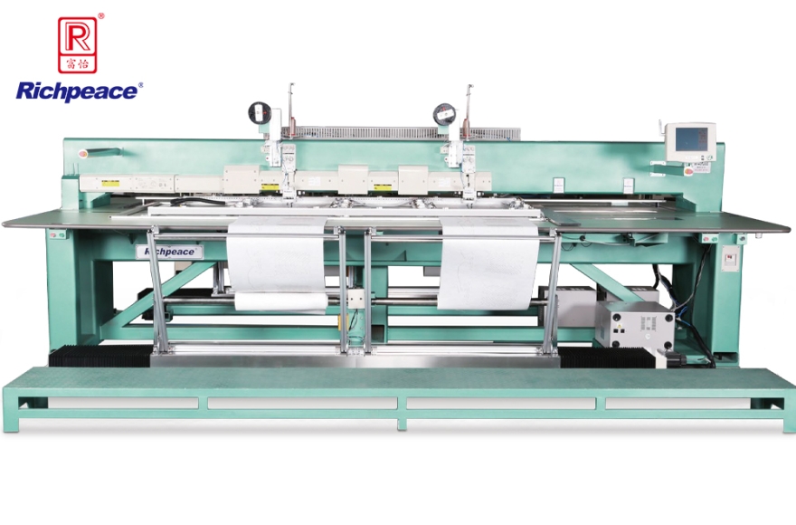 Richpeace Computerized Wire StitchingMachine for Automotive (auto backfeeding and front collecting structure)