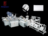 Richpeace 1-to-2 Disposable Flat Face Mask Automatic Production Line (With Side Cladding Device), One More Choice For Anti-epidemic Masks