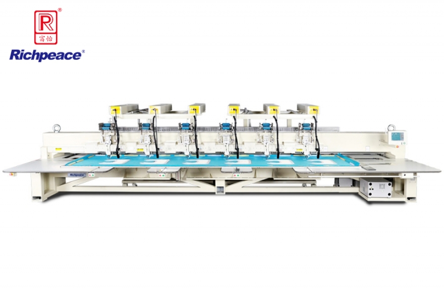 Richpeace Garment / Home Textile Computerized Wire Stitching Machine 