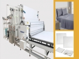 Home textile fabric with a diameter of 1.5 meters and a weight of 2 tons，how to spread the cloth automatically?Richpeace automatic spreading machine for large fabric roll