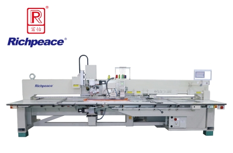 Richpeace Automatic Perforation + Embroidery+ Sewing(Rotating Head) Machine
