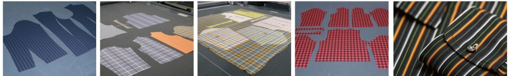 Richpeace Stripe and Plaid Matching Cutting Machine