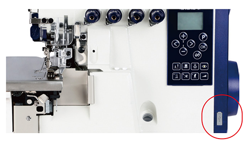 Super high speed step computer overlock sewing machine