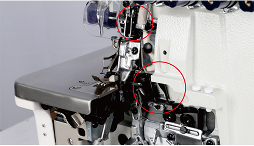 Super high speed step computer overlock sewing machine