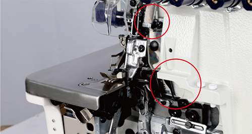 Super high speed computer heavy material differential overlock sewing machine