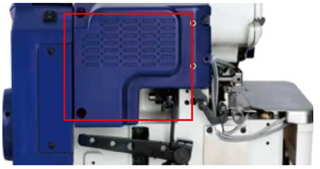 Super high speed stepping computer pocket overlock sewing machine