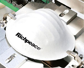 Richpeace Automatic Cup Mask Production Line (Headband Stapling)